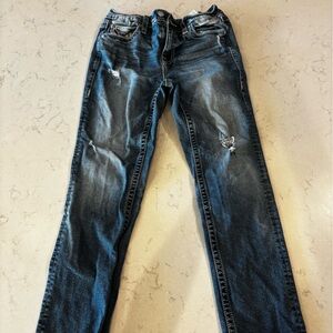 Vigoss Women’s Dark Blue Distressed Jeans